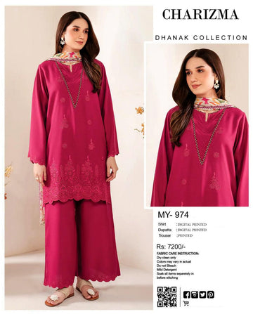 Charizma MOST DEMANDING EDITION 03PCS UNSTITCHED SUIT