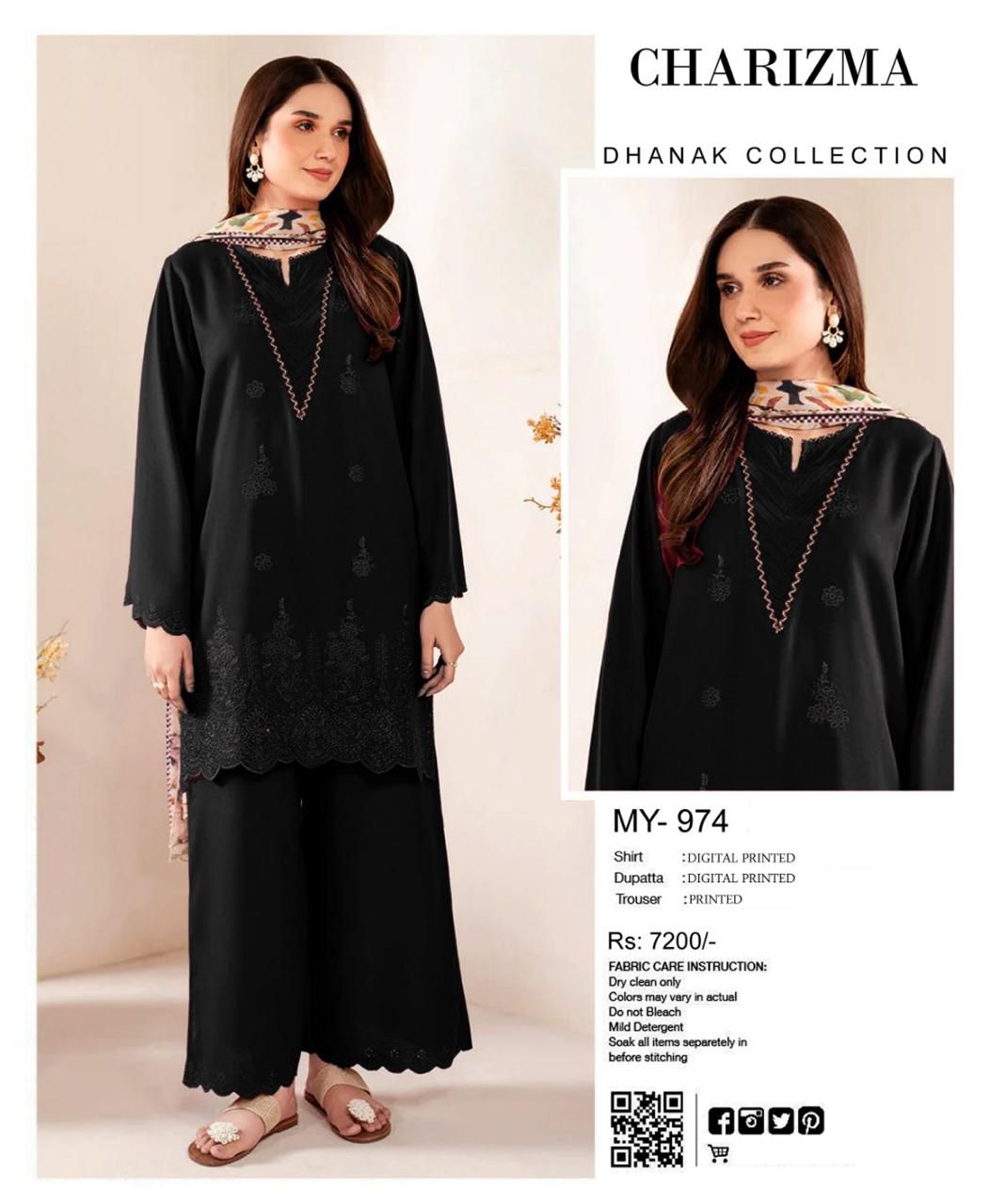 Charizma MOST DEMANDING EDITION 03PCS UNSTITCHED SUIT